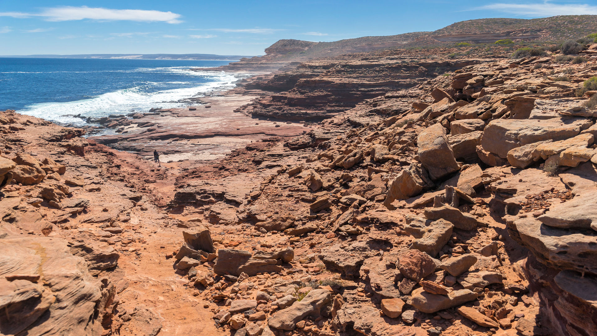 Kalberri - Wanderung vom Red Bluff Lookout nach Pot Alley
